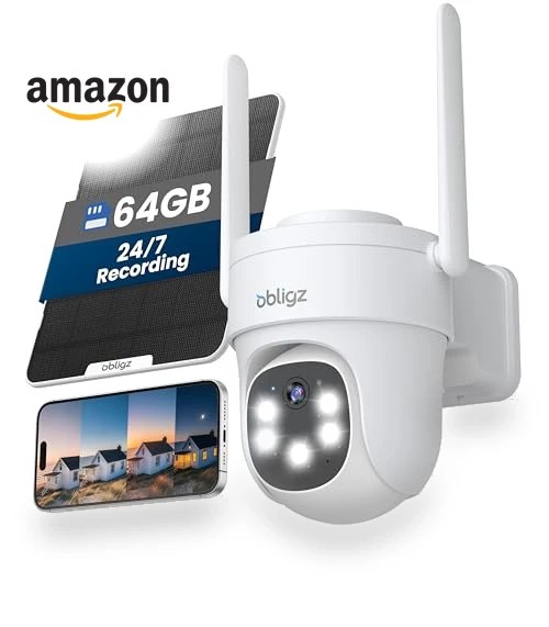Solar Security Camera — Security Cameras, Obligz