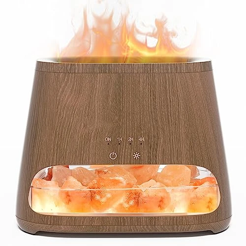 2-in-1 Himalayan Salt Lamp Diffuser — Essential Oil Diffuser, SALKING
