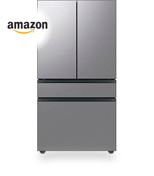 29 Cu. Ft. Bespoke Stainless Steel 4-Door French Door Refrigerator — Mini Fridges, Samsung