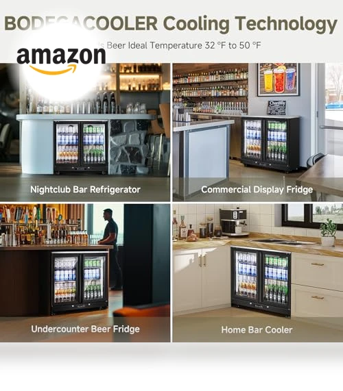 Commercial Bar Beverage Refrigerator — Drink Coolers, BODEGA