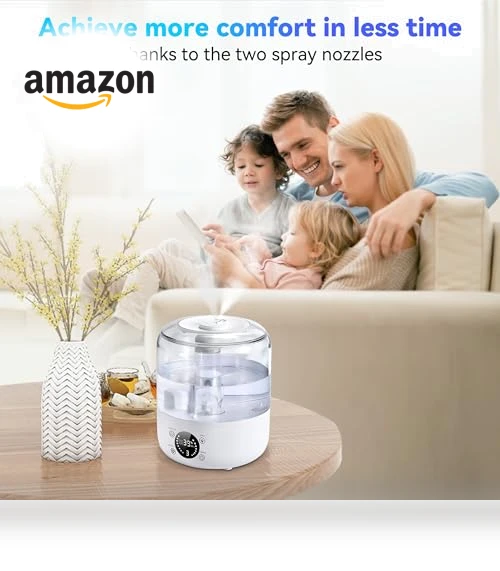 Cool Mist Ultrasonic Humidifier — Air Moisturizers, QWUE