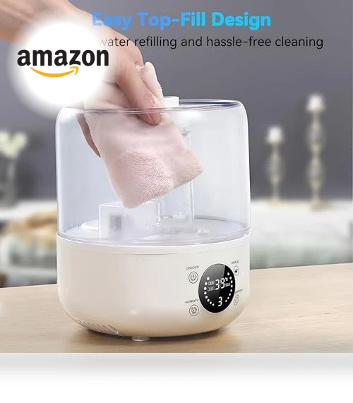 Cool Mist Ultrasonic Humidifier — Air Moisturizers, QWUE
