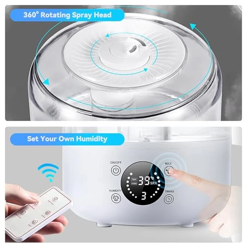 Cool Mist Ultrasonic Humidifier — Humidifier, QWUE