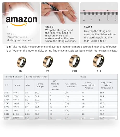 Fitness Tracker Ring — Smart Rings