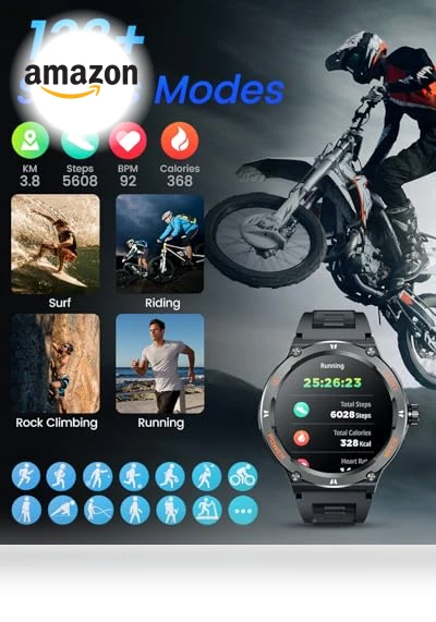 Fitness Tracker Watch — Smartwatches, NONGAMX