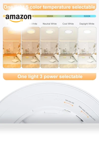 LED Flush Mount Ceiling Light — Close To Ceiling, ZYC