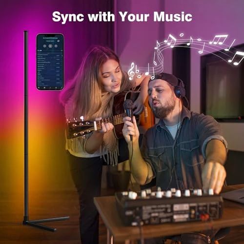 RGB Corner Floor Lamp — LED Strip Lights, RIYO