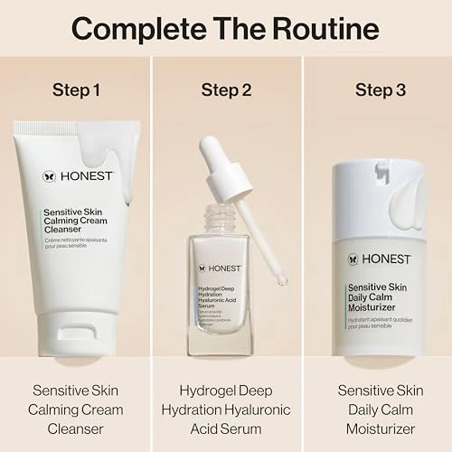 Sensitive Skin Daily Calm Lightweight Moisturizer, Honest Beauty