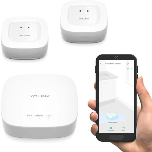 Smart Home Starter Kit: Hub & Water Leak Sensors, YoSmart
