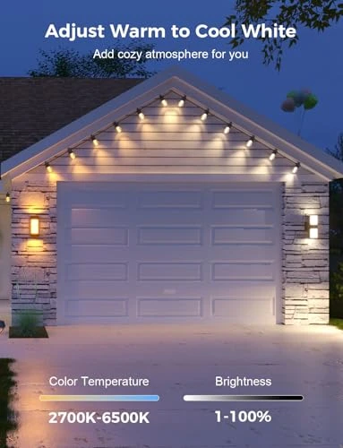 Smart Outdoor String Lights — LED Strip Lights, XMCOSY+