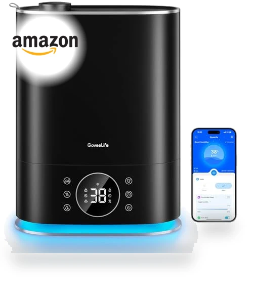 Smart Top-Fill Cool & Warm Mist Humidifier — Air Moisturizers, GoveeLife