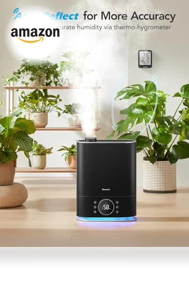 Smart Top-Fill Cool & Warm Mist Humidifier — Air Moisturizers, GoveeLife
