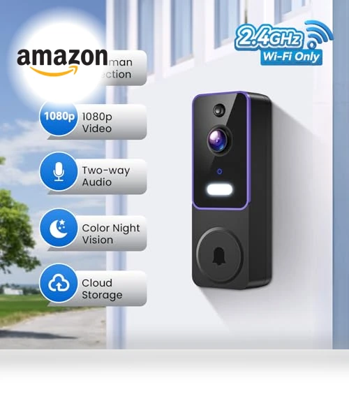 Smart Video Doorbell Camera — Smart Home Security, FameVibe