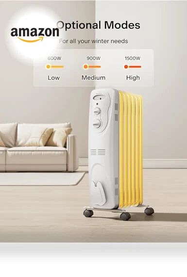 Basic Electric Oil Filled Radiator — Portable Heating Solutions, PELONIS