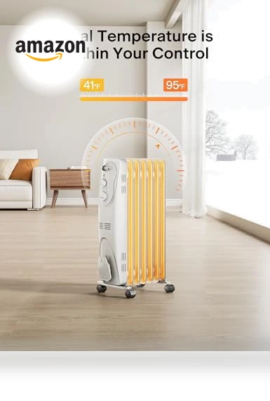 Basic Electric Oil Filled Radiator — Portable Heating Solutions, PELONIS