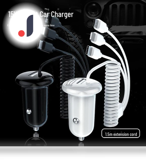 Multi-Function 3-Port Car Charger — Vehicle Power Solutions, Deals Depot