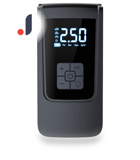 Smart LED Portable Air Compressor Pump — Portable, Wrigleys