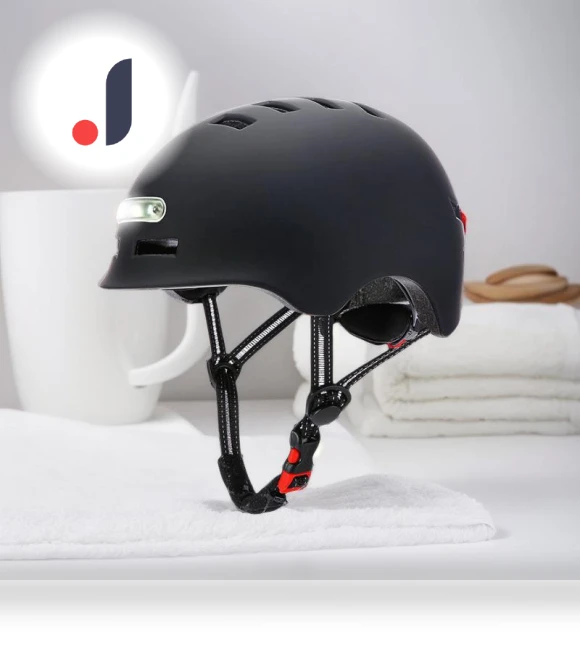 Smart Skateboard Bicycle Helmet with Lights — Children's Cycling Helmets, Leisure outdoor