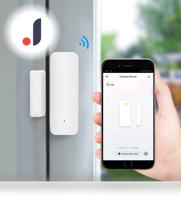 Smart WiFi Door Magnetic Alarm Detector — Smart Home Security, Houspace