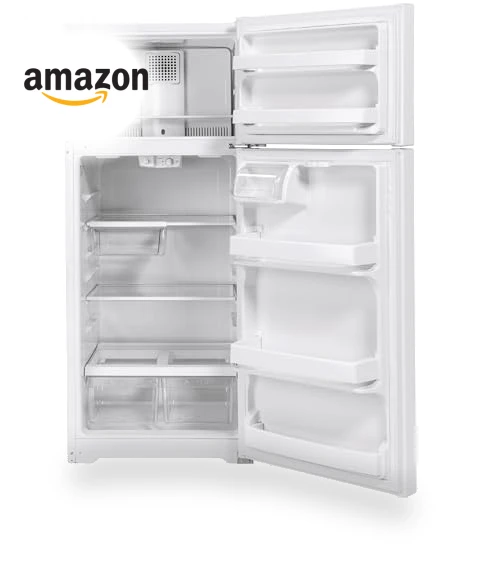White Top-Freezer Refrigerator — Mini Fridges, Lowes