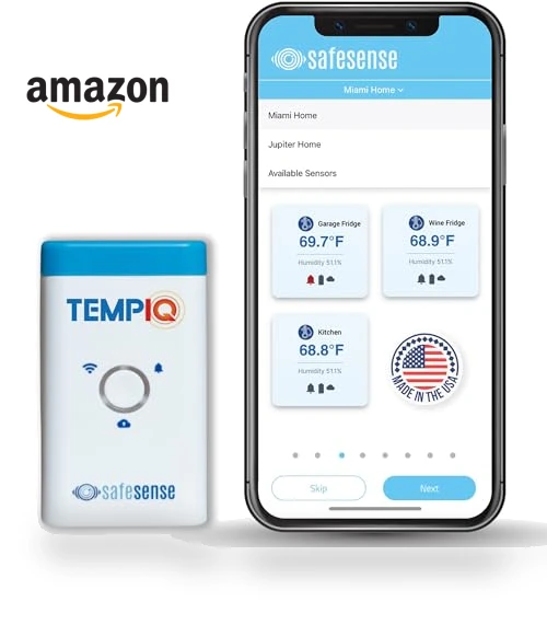 WiFi Temperature & Humidity Sensor — Home Climate Control, SafeSense