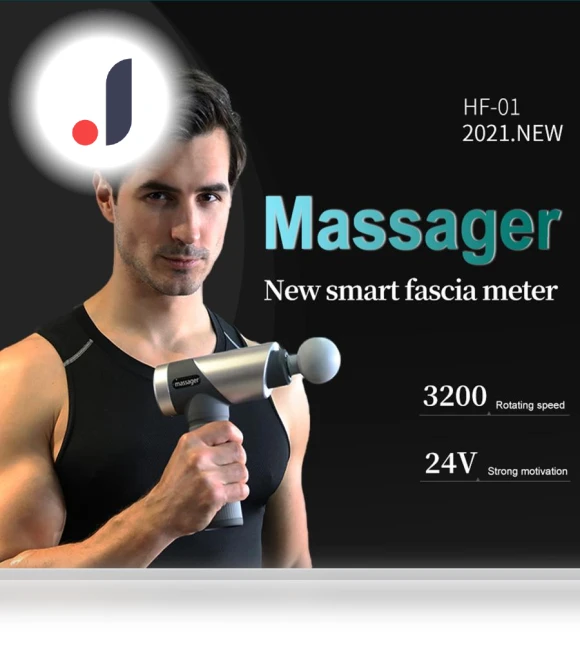 LCD Touch Screen Deep Massage Smart Fascia Gun — Back Relief Solutions, happybuySE