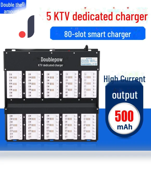 Smart Charger for 80 NiMH Rechargeable AA Batteries with LED Indicator — Batteries, Doublepow Battery