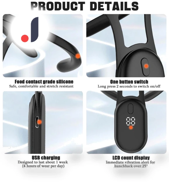 Smart Posture Corrector — Heart Rate Monitors, Yes No