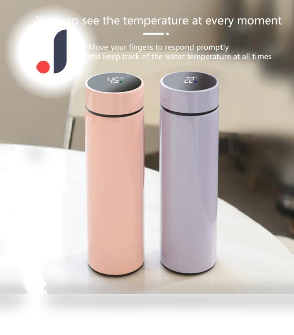 Smart Thermos Water Bottle with Temperature Display — Travel Drinkware, outgoing