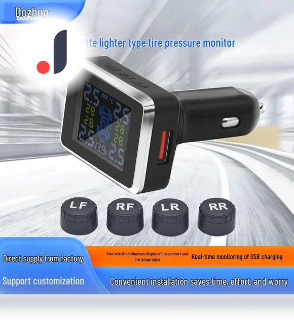 Wireless Car Tire Pressure Monitor — TPMS Sensor Replacements, TrendVibeCN