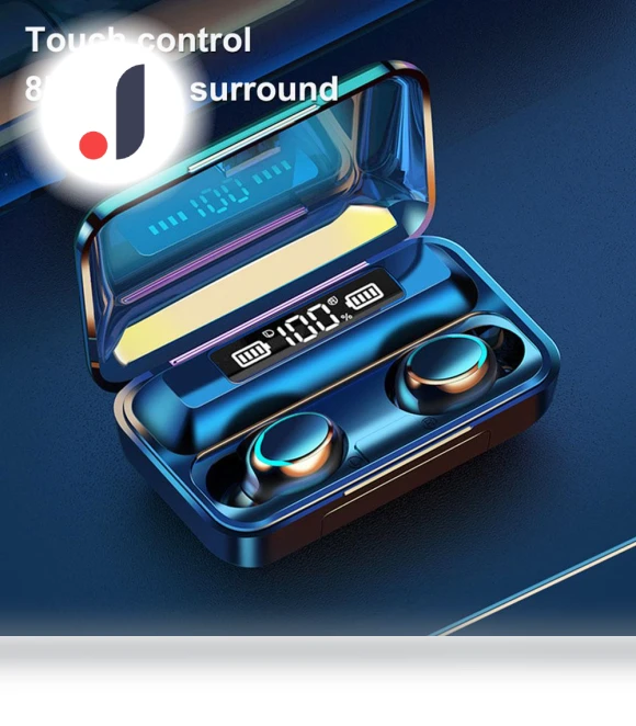 Wireless Headphones with Touch Control — In-Ear Headphones, Andoer