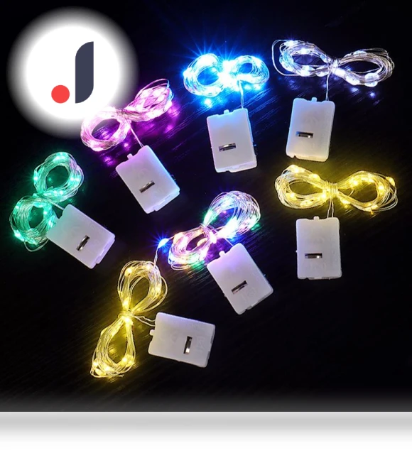 Colorful LED Flower String Lights — String Lights, AI Supermarket