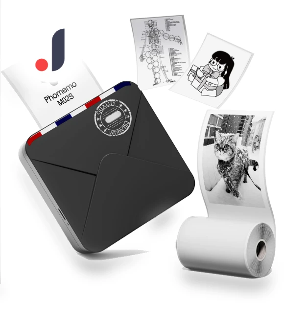 Mobile Smartphone Mini Thermal Label Writer — Dot Matrix, Phomemo