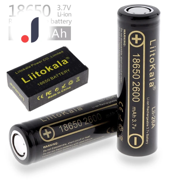 Rechargeable Battery — Batteries, Liitokala