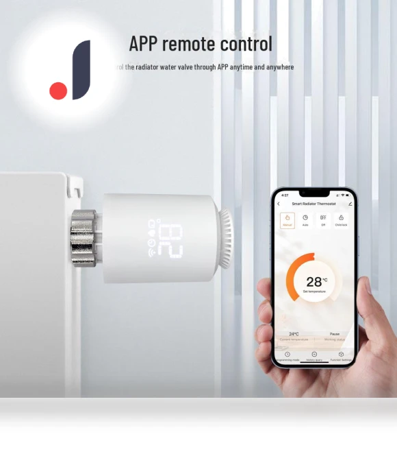 Smart Radiator Thermostat Valve — Home Climate Control, TopSky