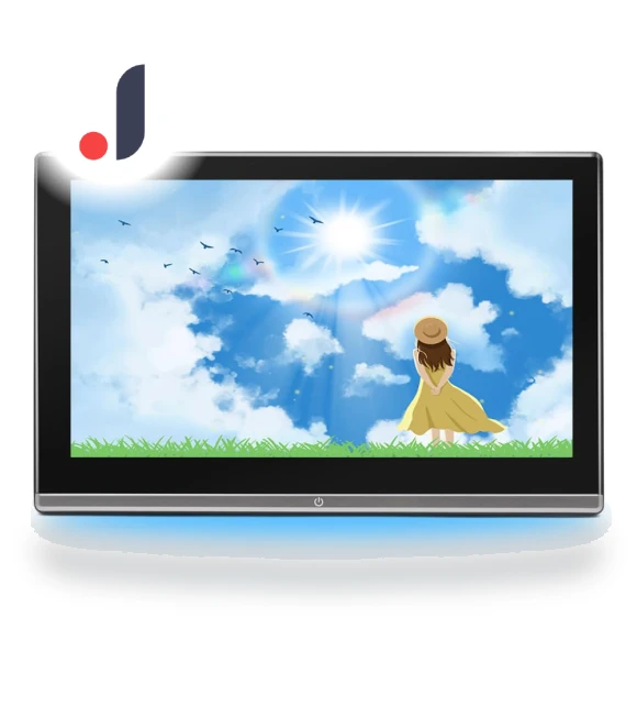Touchscreen Headrest ADS Wide LCD Display — In-Car Entertainment Systems, Zen-Japan Electronics
