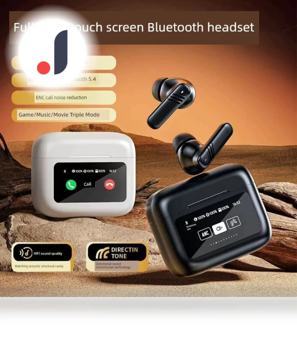 Wireless Headset with Color Screen and Touch Control — Audio Gear, TAOMall