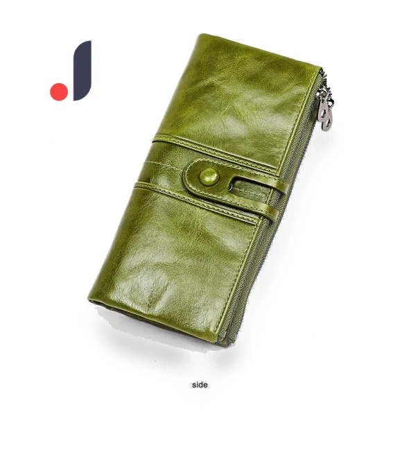 Women's RFID-blocking Leather Wallet — Wallets, AI Supermarket