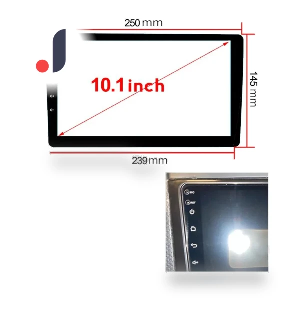10.1-inch Stereo DVD Touch Screen Radio — Stereo Receivers, happybuySE