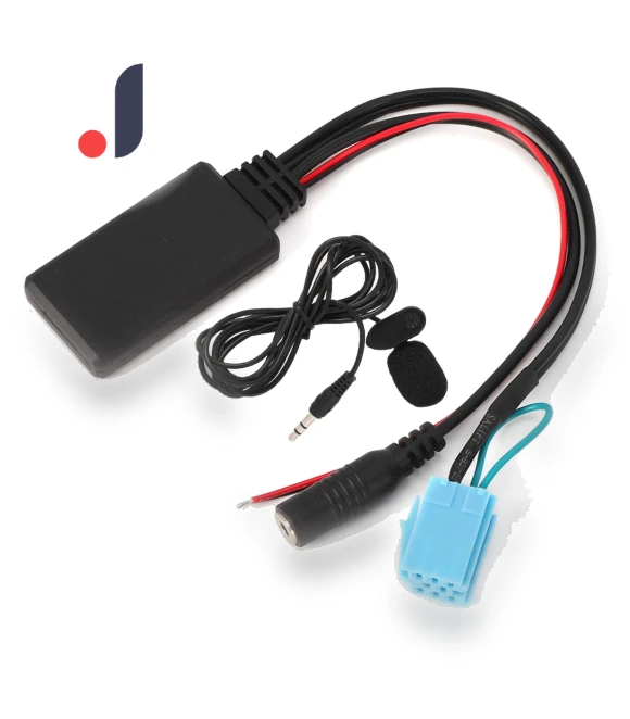 Bluetooth AUX IN Cable Adapter with Microphone — Car Audio Connectivity Solutions, CosyHome