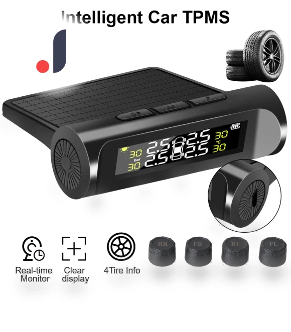 Digital LCD Display Tire Pressure Monitoring System — TPMS Sensor Replacements, AINYSZIN Automotive Parts