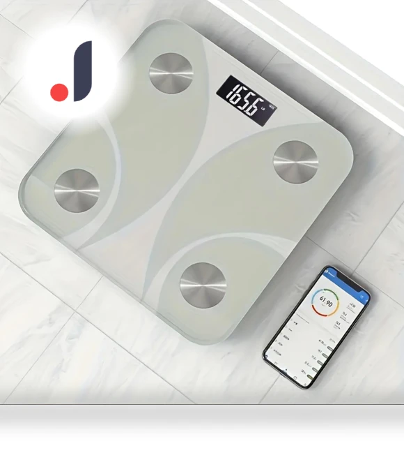 Professional Smart Bluetooth Body Fat Scale — Body Composition Analysis, Various wearables