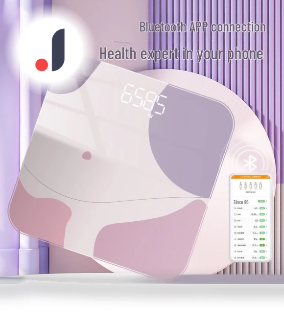 Rechargeable Smart Bluetooth Body Fat Scale — Weight Management Tools, TrendVibeCN
