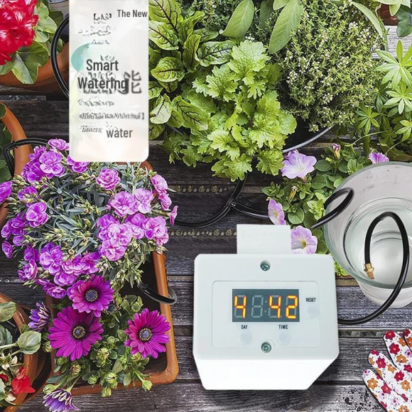 Smart Plant Watering System with Timer — Irrigation System, TrendVibeCN