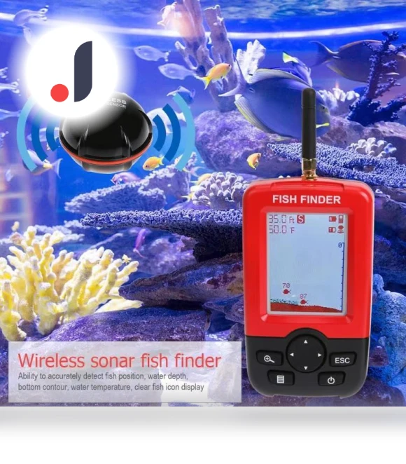 Wireless Fish Finder Depth Sensor — Fishfinders, Lizard