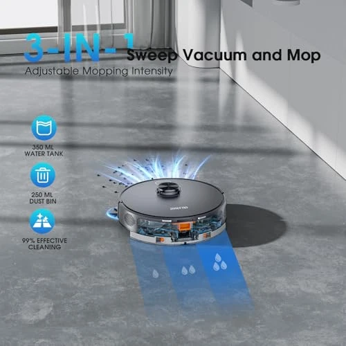 Mapping Robotic Vacuum and Mop, SHELIKI