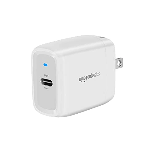 30W One-Port GaN USB-C Wall Charger, Amazon Basics