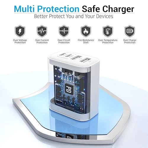 40W 4 Port Wall Plug Fast Charging Block — Power Bank, Shenzhen Xihuida Electronics Co., Ltd.