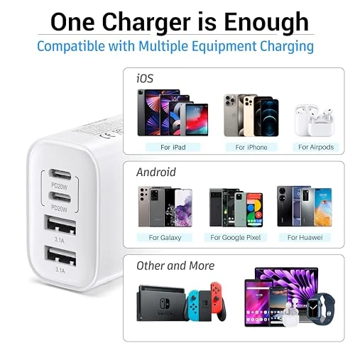 40W 4 Port Wall Plug Fast Charging Block — Power Bank, Shenzhen Xihuida Electronics Co., Ltd.