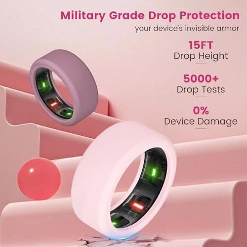 Anti-Scratch Elastic Silicone Protector Case — Smart Ring, BandRain